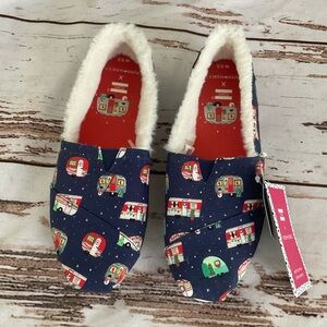 NWT TOMS WINTER VINTAGE CAMPERS COMFORT SHOES